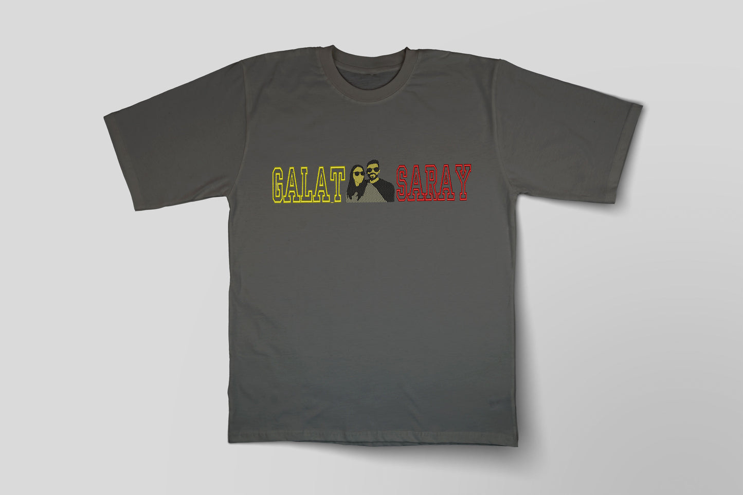 Galatasaray Nakışlı Oversize Tshirt