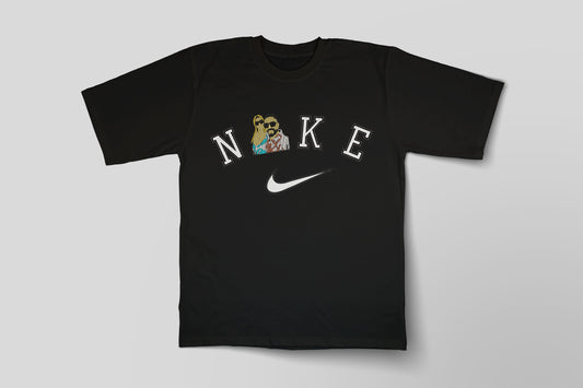 Nike Yazılı Fotoğraflı Oversize Tshirt